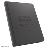 Gamegenic - Star Wars Unlimited: Zip-Up Album 18-Pocket Black - Gamesmart